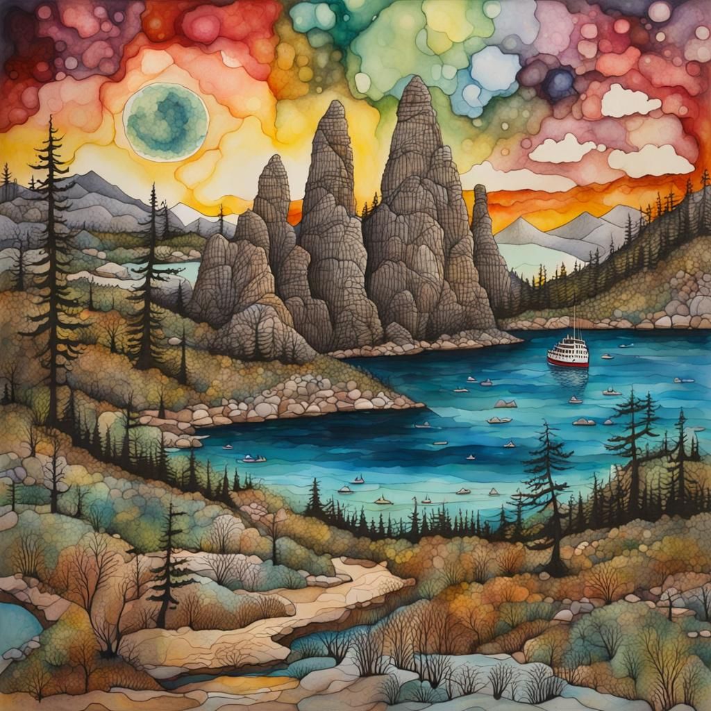 Surreal landscape  by @Ms Art