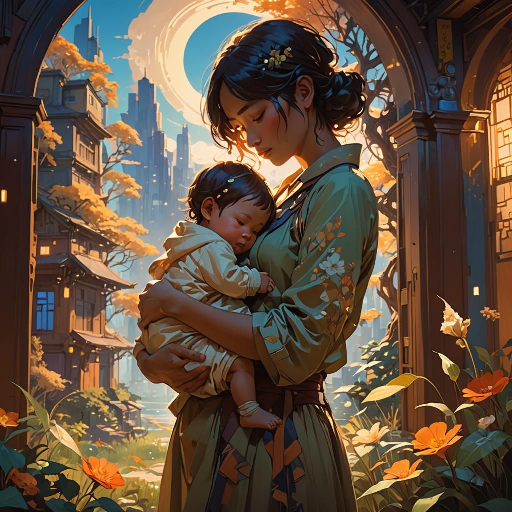 Motherhood  by @Sharonjoy