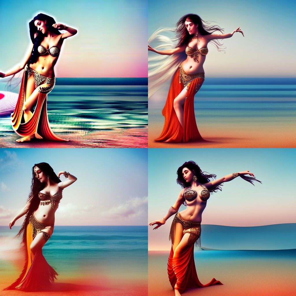 Belly dancer, exquisite