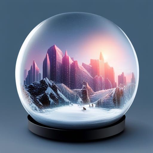 a snowglobe
