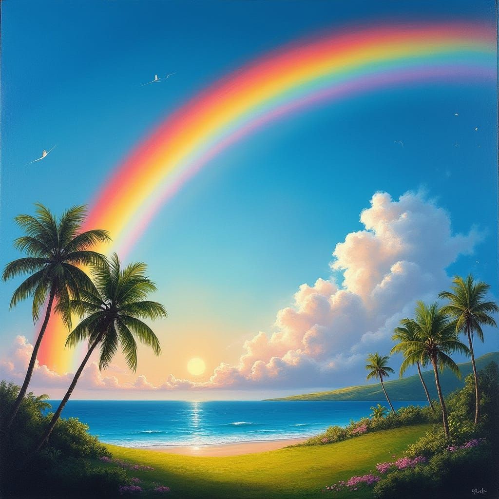 a pretty rainbow  by @Umz