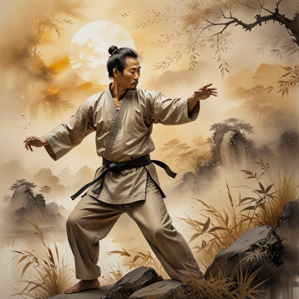 Karate is a path of continuous improvement of body and spirit  by @EllaMoonDesign