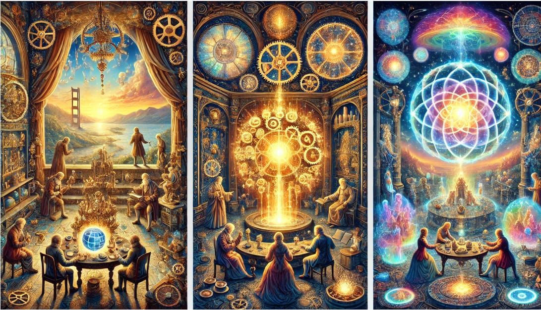 Triptych - Make connection history moment and Internet