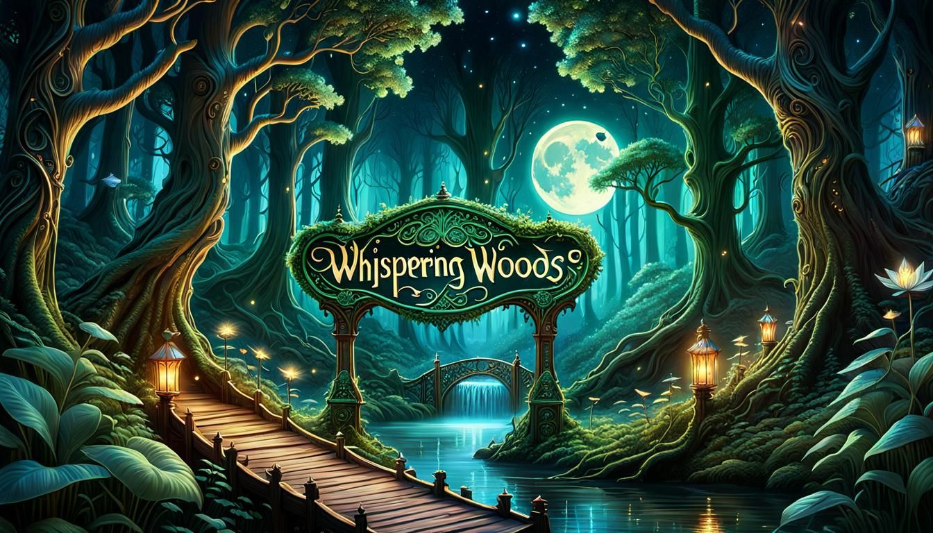 Whispering Woods - AI Generated Artwork - NightCafe Creator