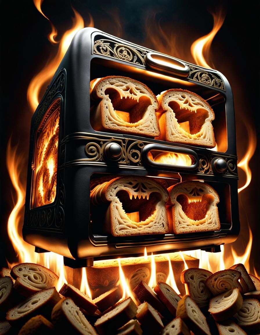 Haunted Toaster Oven  by @El Nido