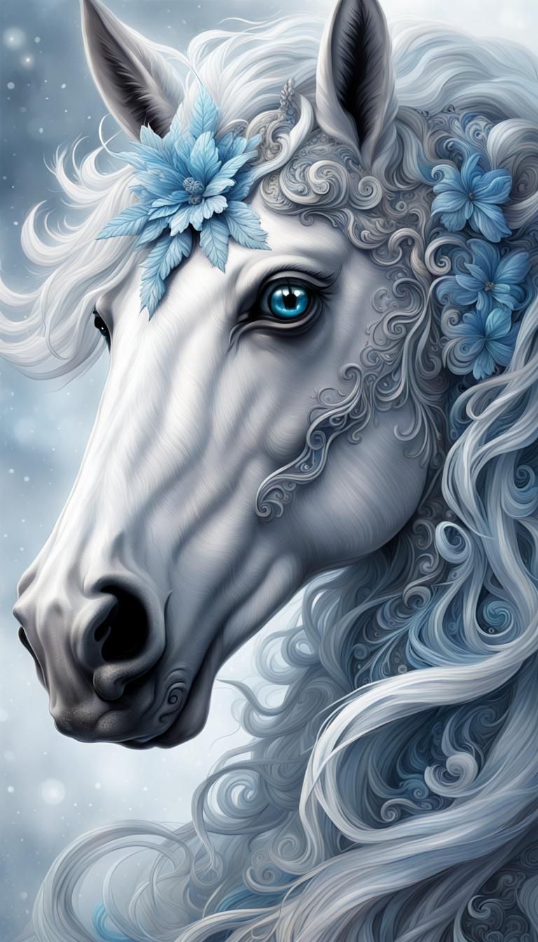 Fairy Horse ❄️❄️  by @Izza Mariposa