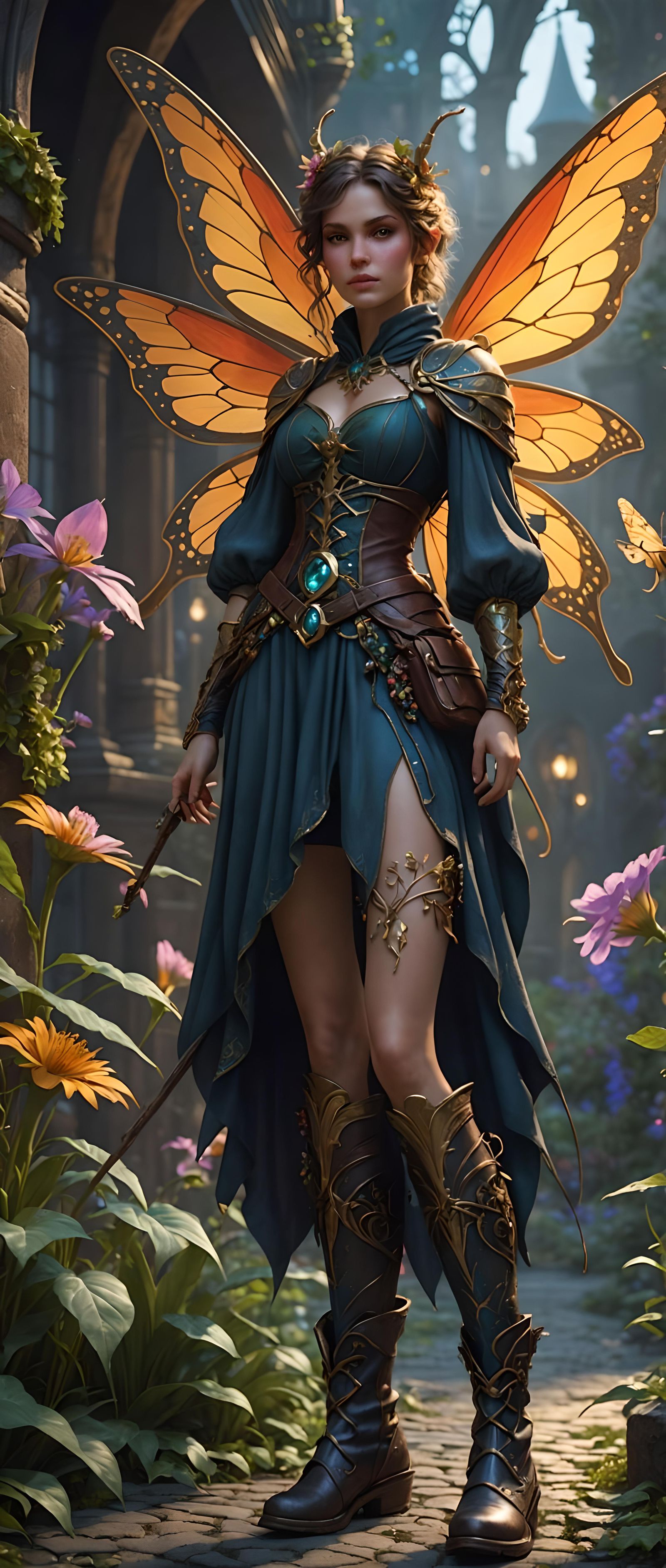 Fairies Wear Boots  by @BrianLeemings