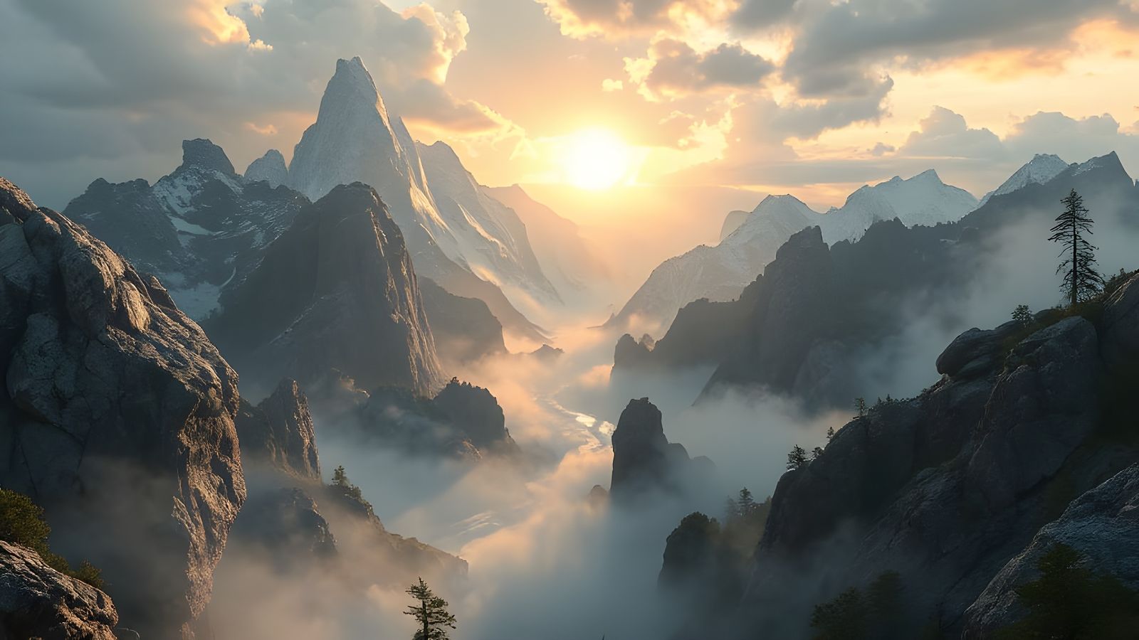 cinematic landscape  by @Wroof