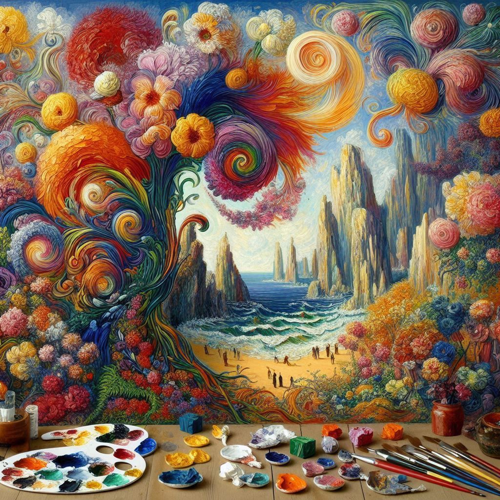 “Surrealist Floral Abstraction” (4)