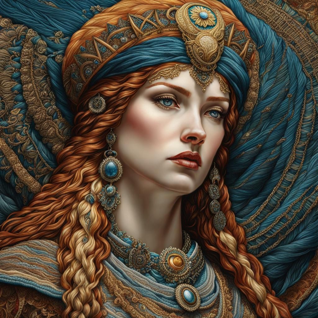 Hyperrealistic portrait of a Freya - AI Generated Artwork - NightCafe ...