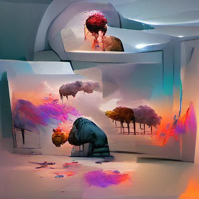 Separate your feelings from your mind concept art