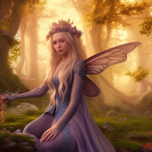 Forest Fairy - AI Generated Artwork - NightCafe Creator