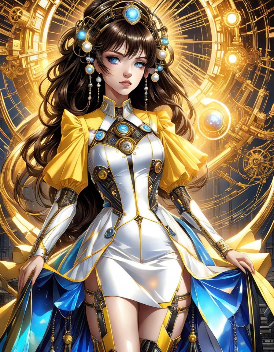 Cyberpunk Cyber-Belle (tech-noir anime style) - AI Generated Artwork -  NightCafe Creator