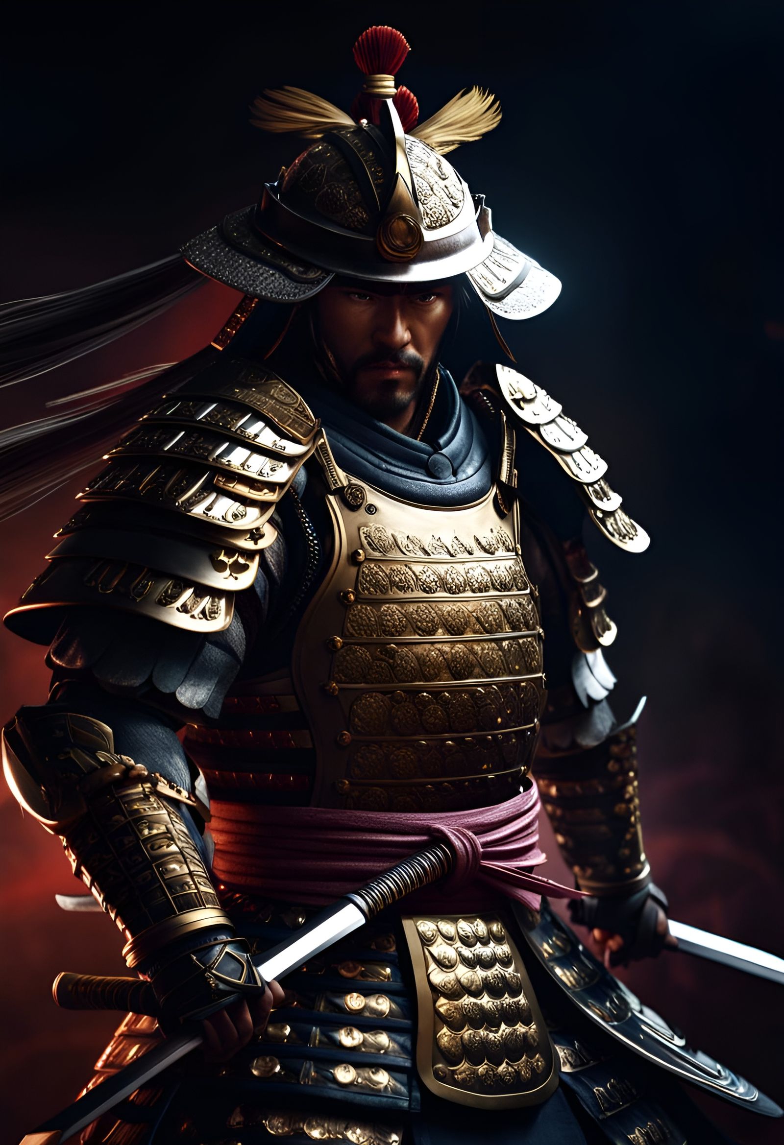 The Samurai - Ai Generated Artwork - Nightcafe Creator