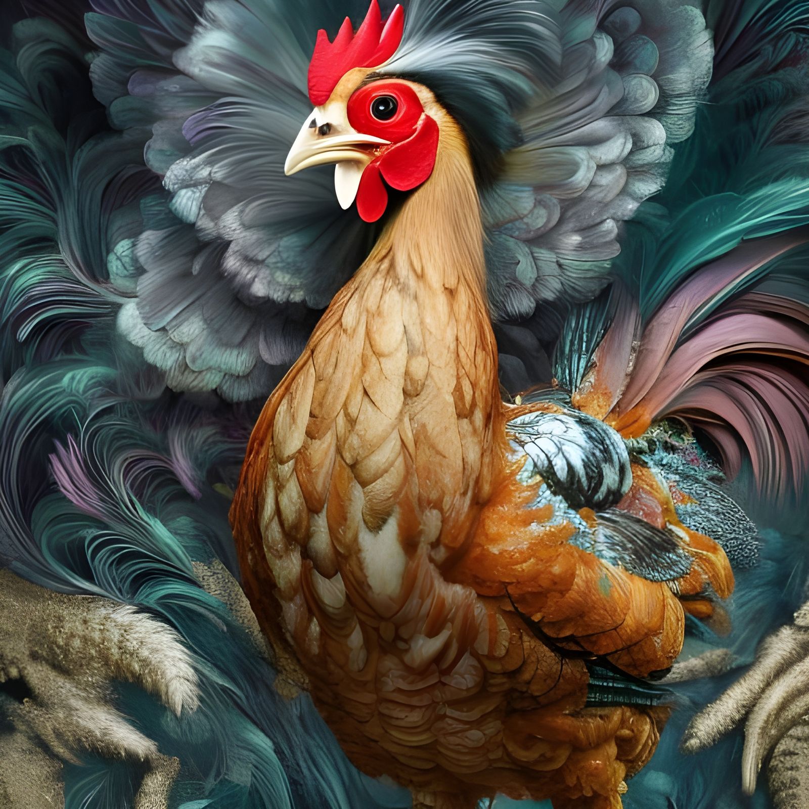 Chicken   by @Axaliaa