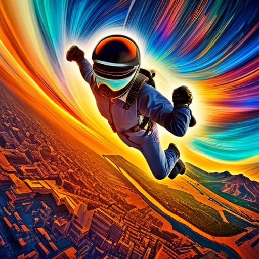 Skydiving - AI Generated Artwork - NightCafe Creator