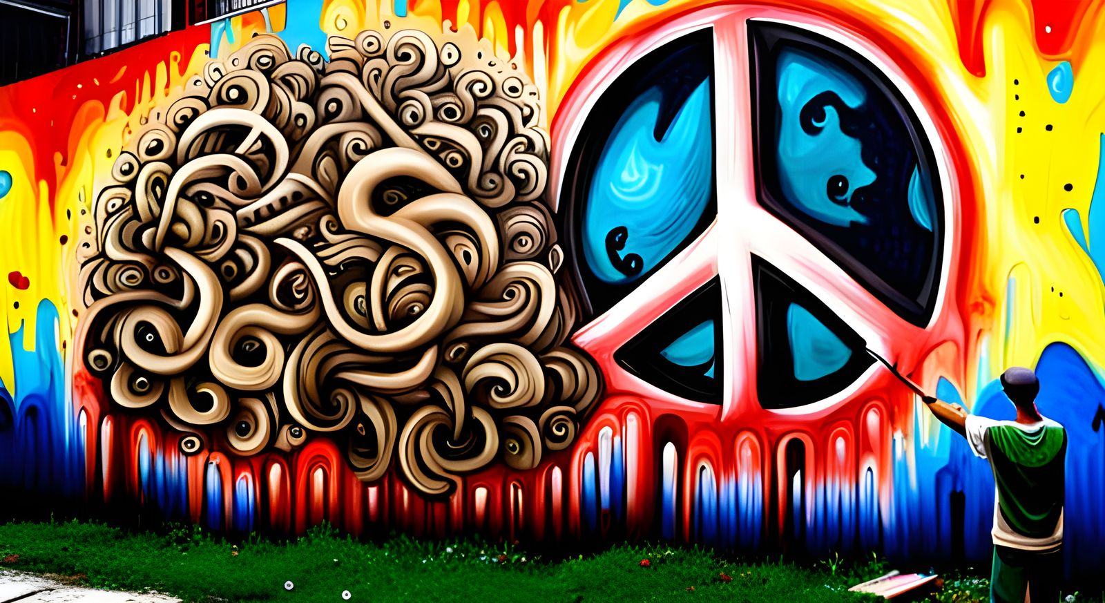 World Peace Graffiti Art (Continued)