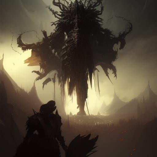 Monster from the Dark - AI Generated Artwork - NightCafe Creator