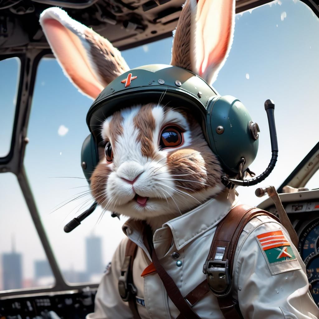 Bunny The Pilot  by @Artless