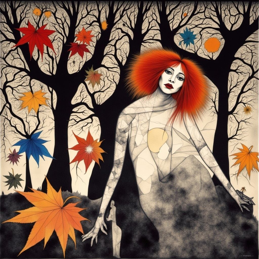 <lora:Dark Beings:1.0> Shadows and light make patterns within the  mind , black and white   mystical and poetic dreamlike Paul Klee, surreal...