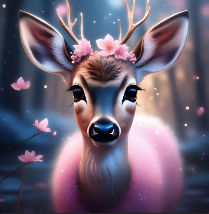 Pink deer