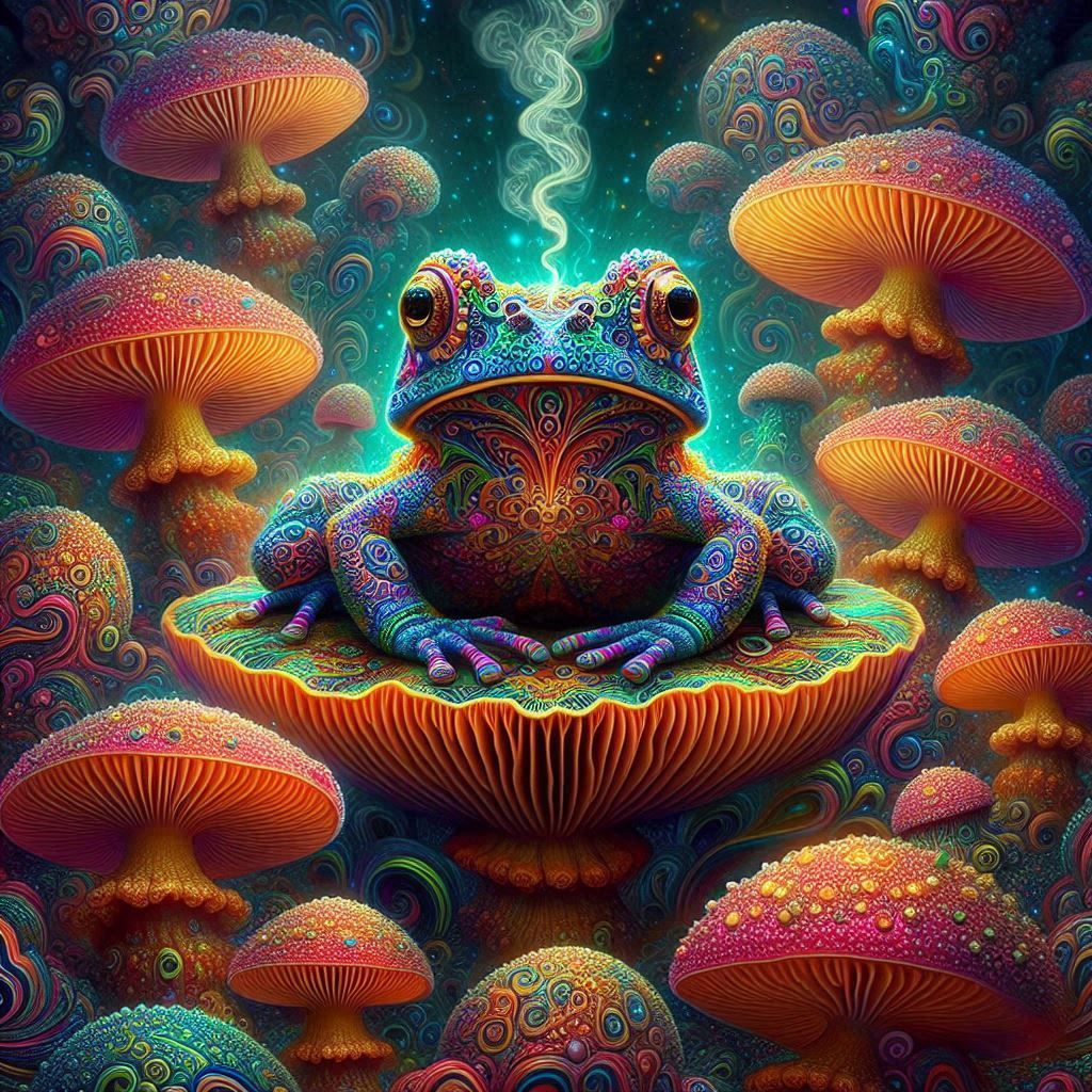 Psychedelic Frog