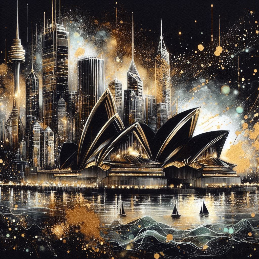 Sydney Opera House at night