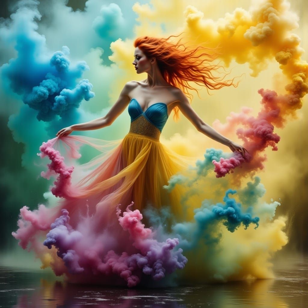 <lora:ColorSmokeFlux:1.0> 