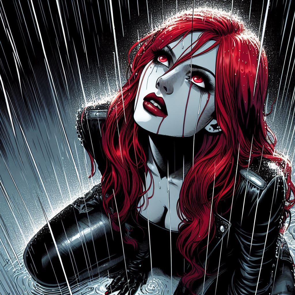 Looking Up at the Rainfall