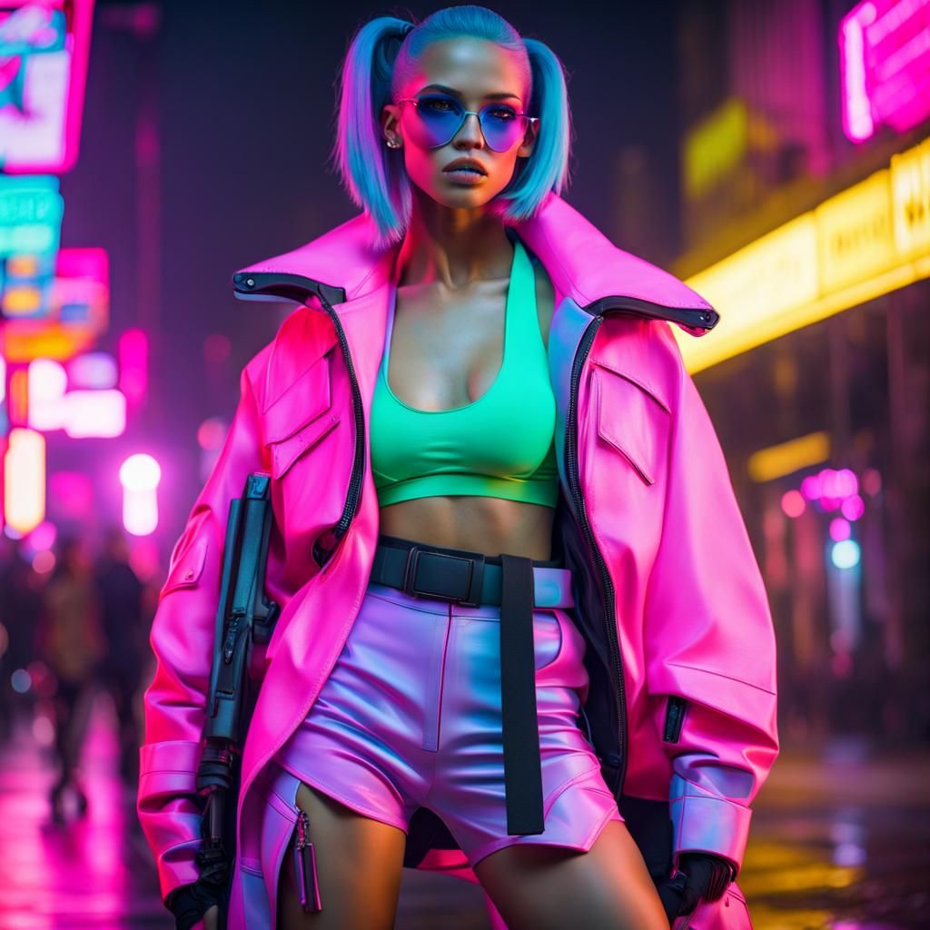 Cyberpunk Tomb Raider