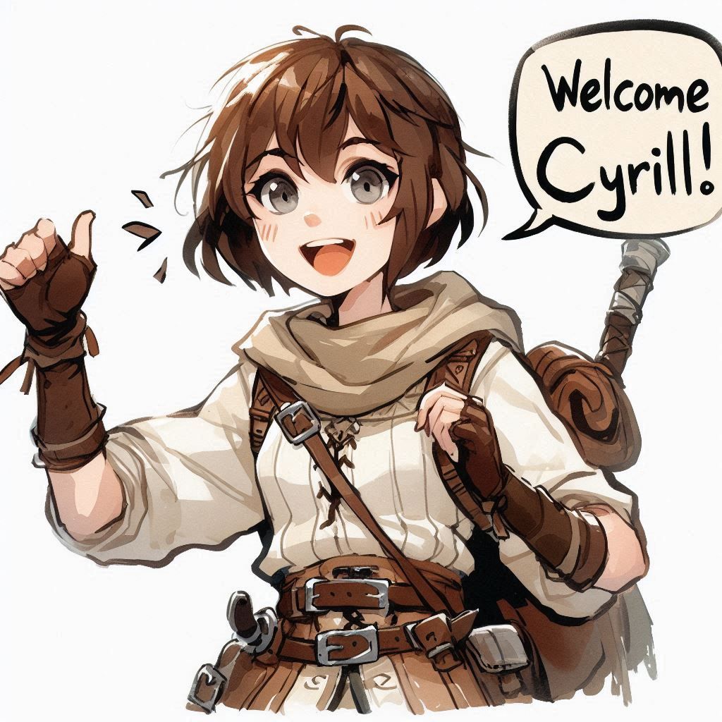Welcome Cyrill M @Cyryllpys !