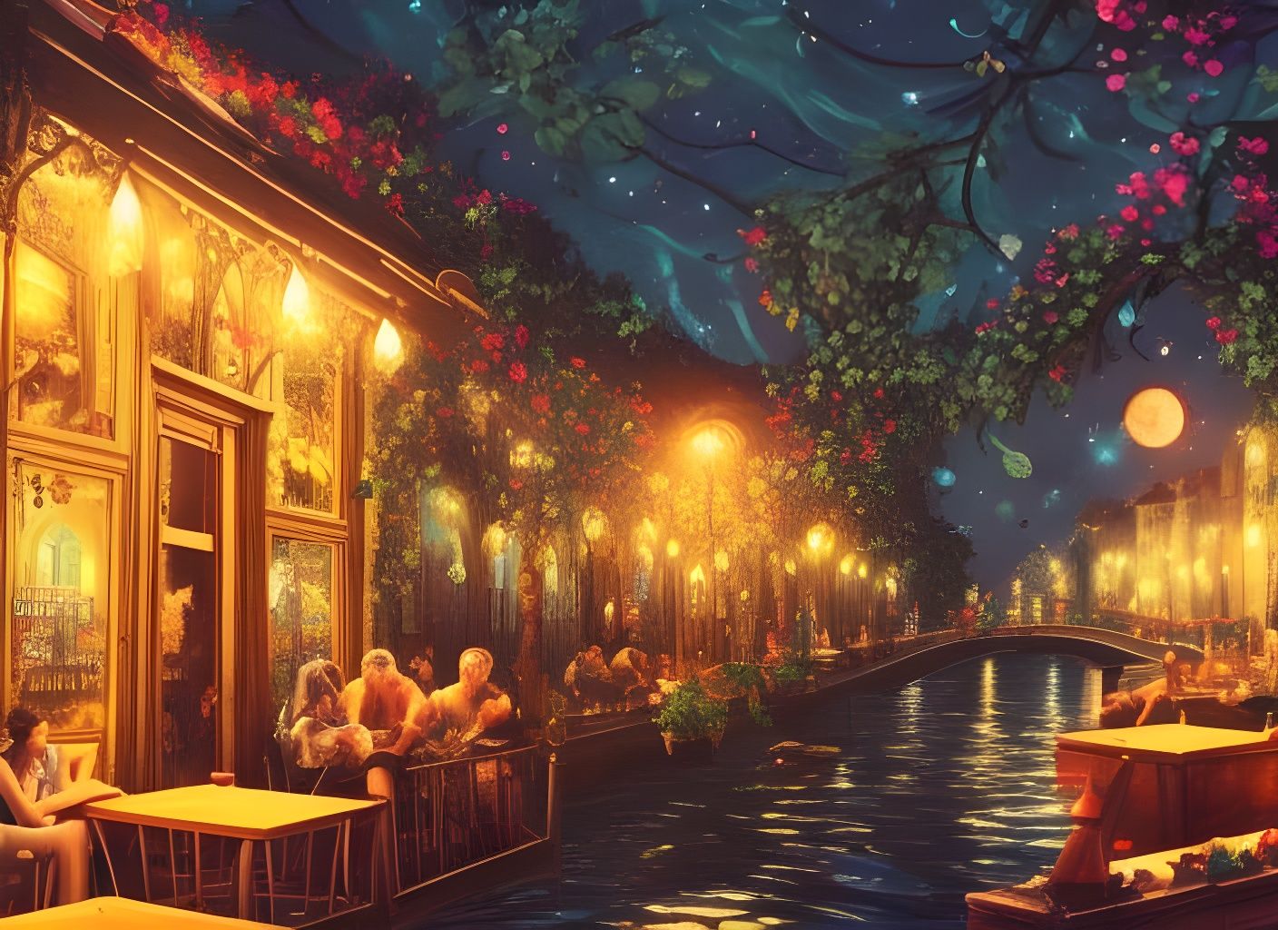 Night Café - AI Generated Artwork - NightCafe Creator