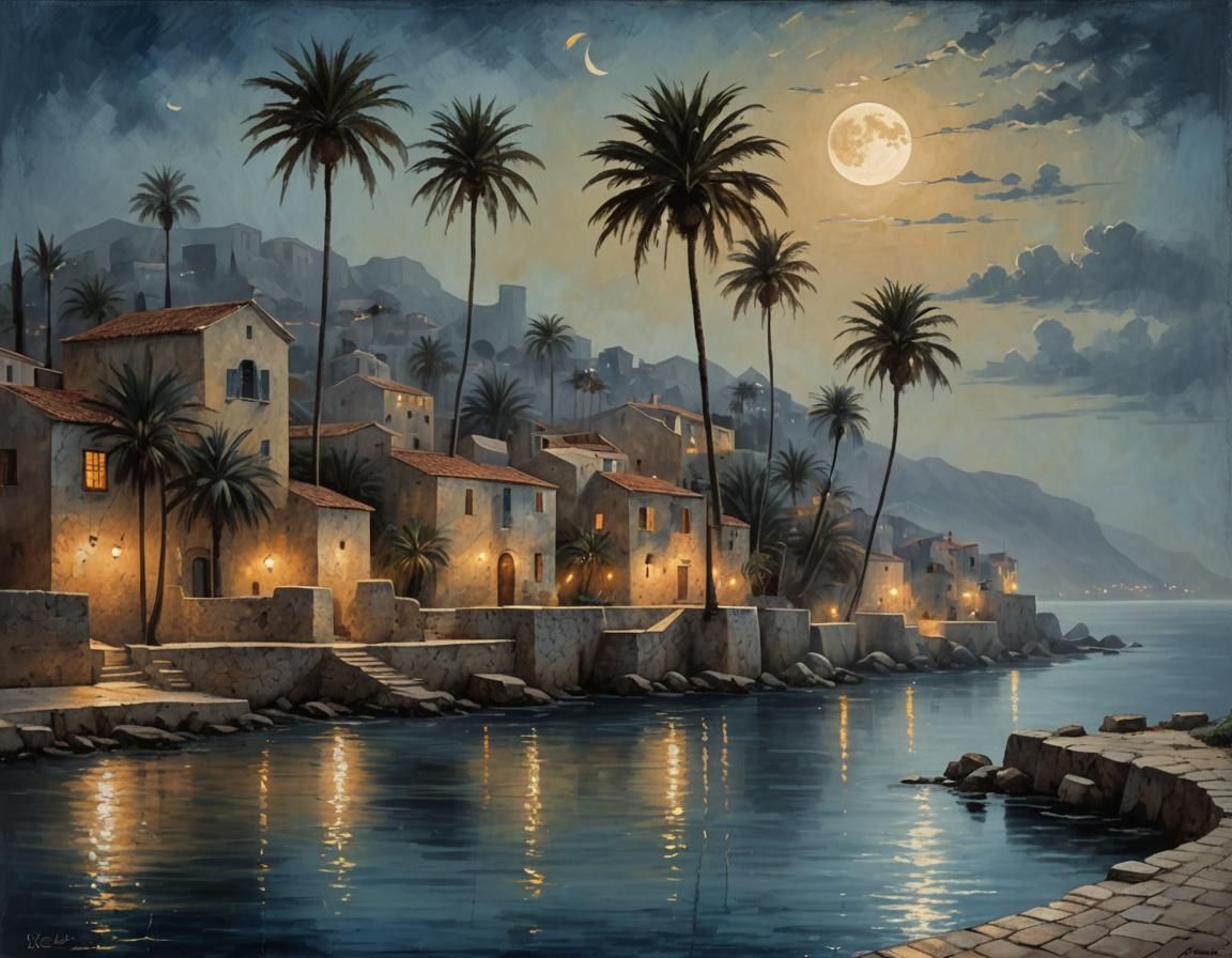 palm trees  by @Exo1124