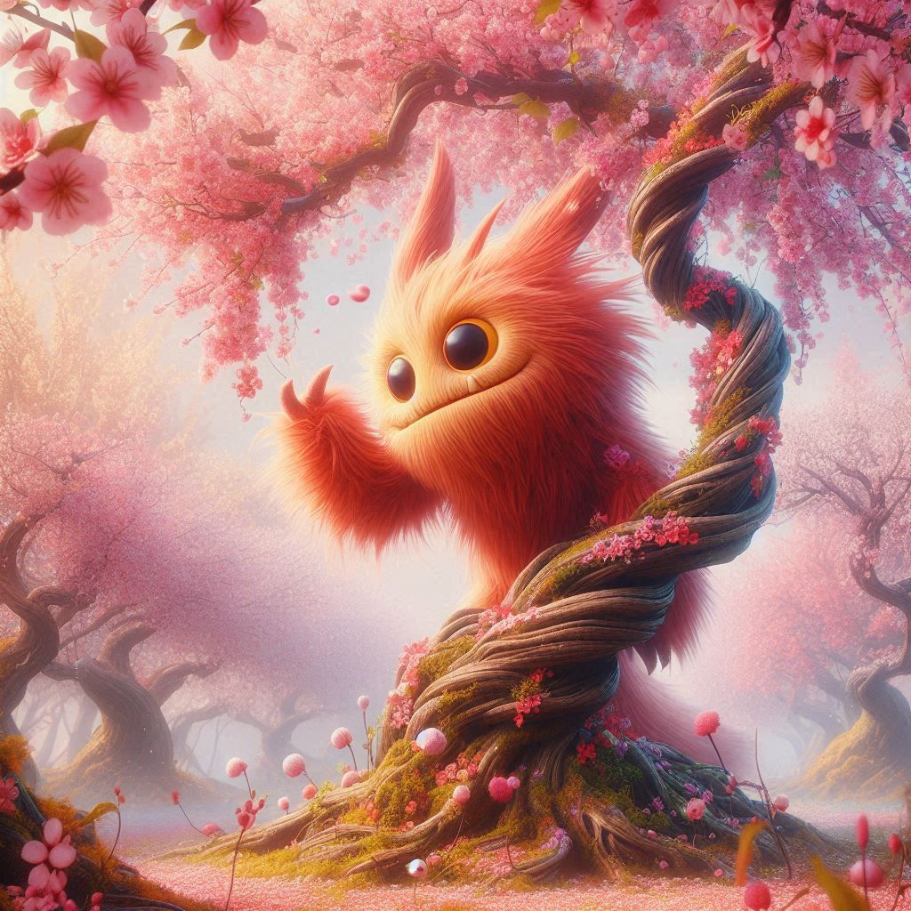 adorable fairy-tale fantasy creature portrait..