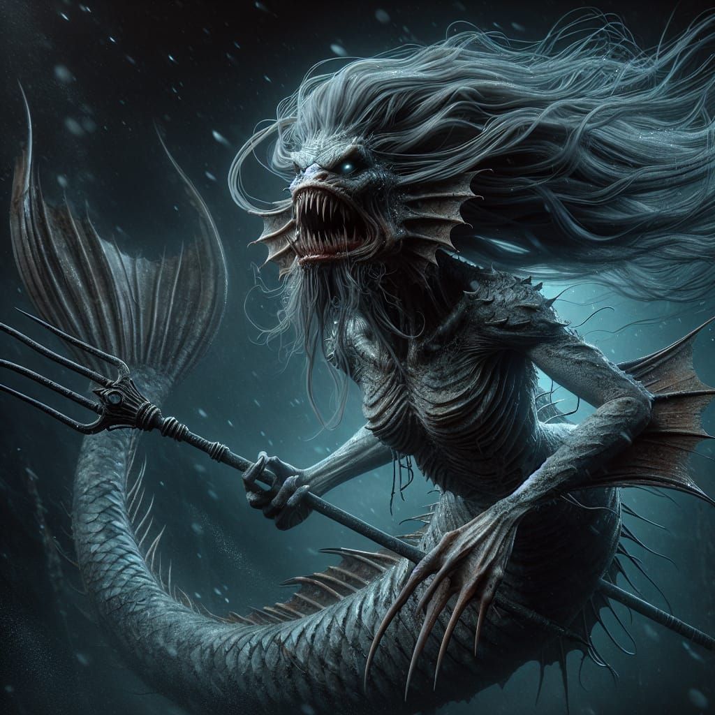 Black Lake Merfolk  by @Hails