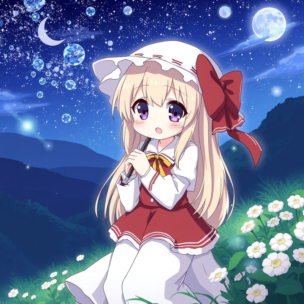 Anime-Inspired Key Visual in Vibrant Colors