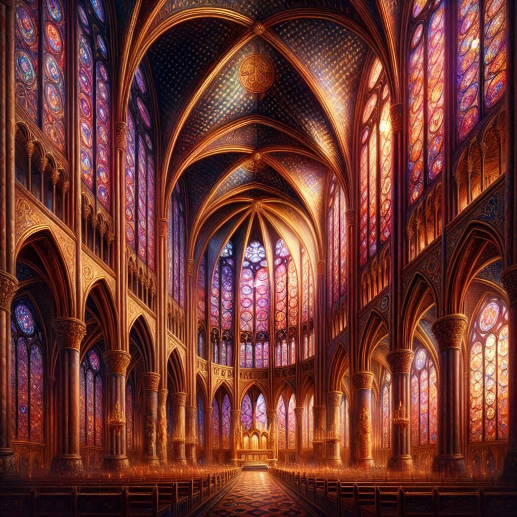 Light at Sainte-Chapelle