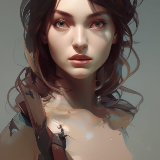 Arshley head and shoulders portrait, 8k resolution concept a...
