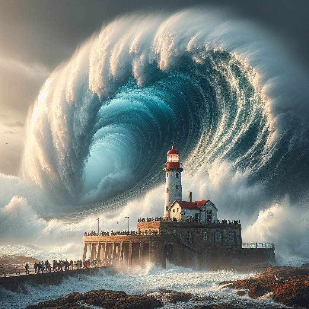 "The Waves at Nazaré, the Largest in the World"