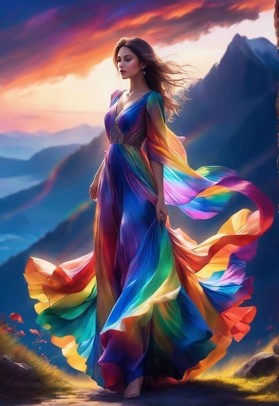 Color in the mountains