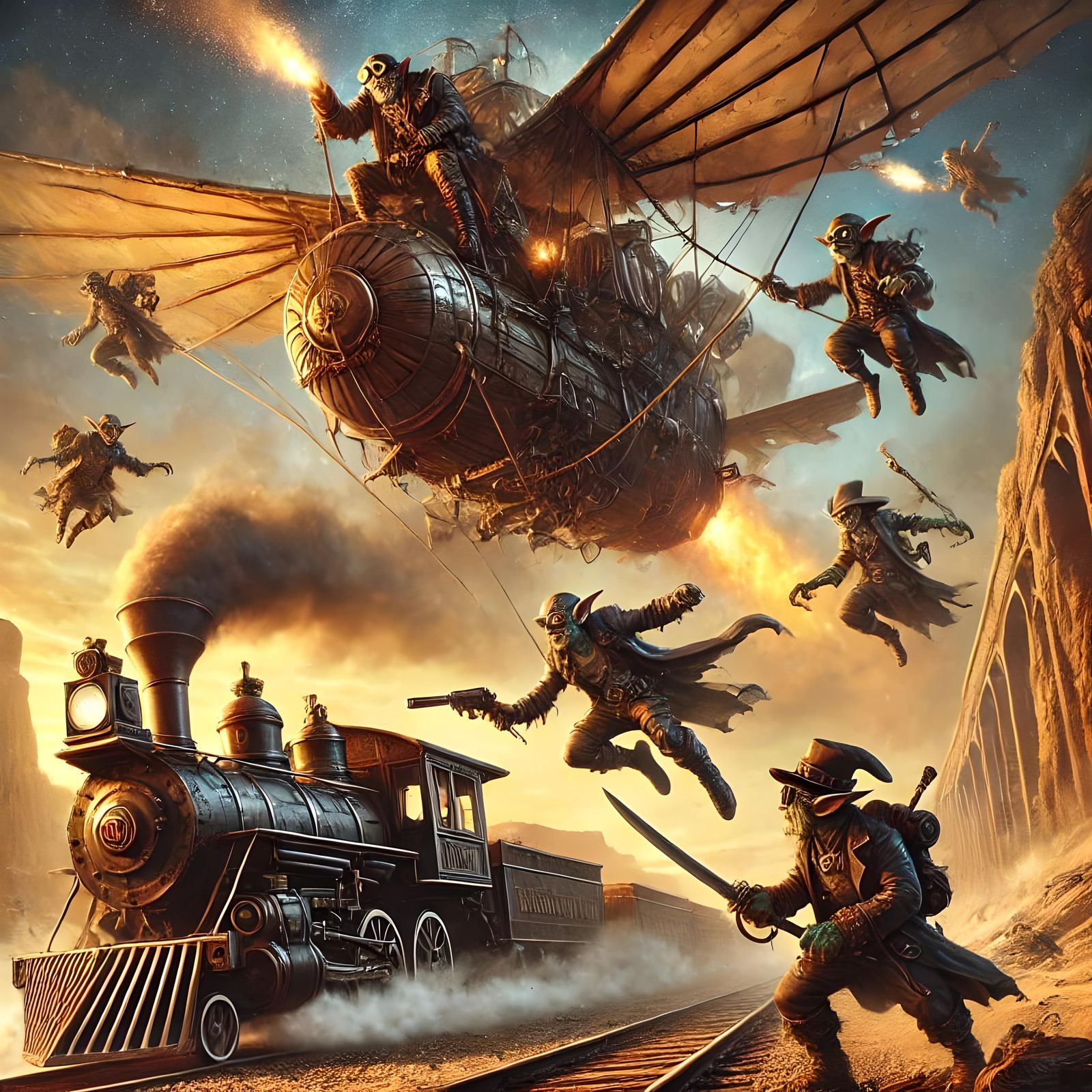 Goblin Skyship Pirate Raid