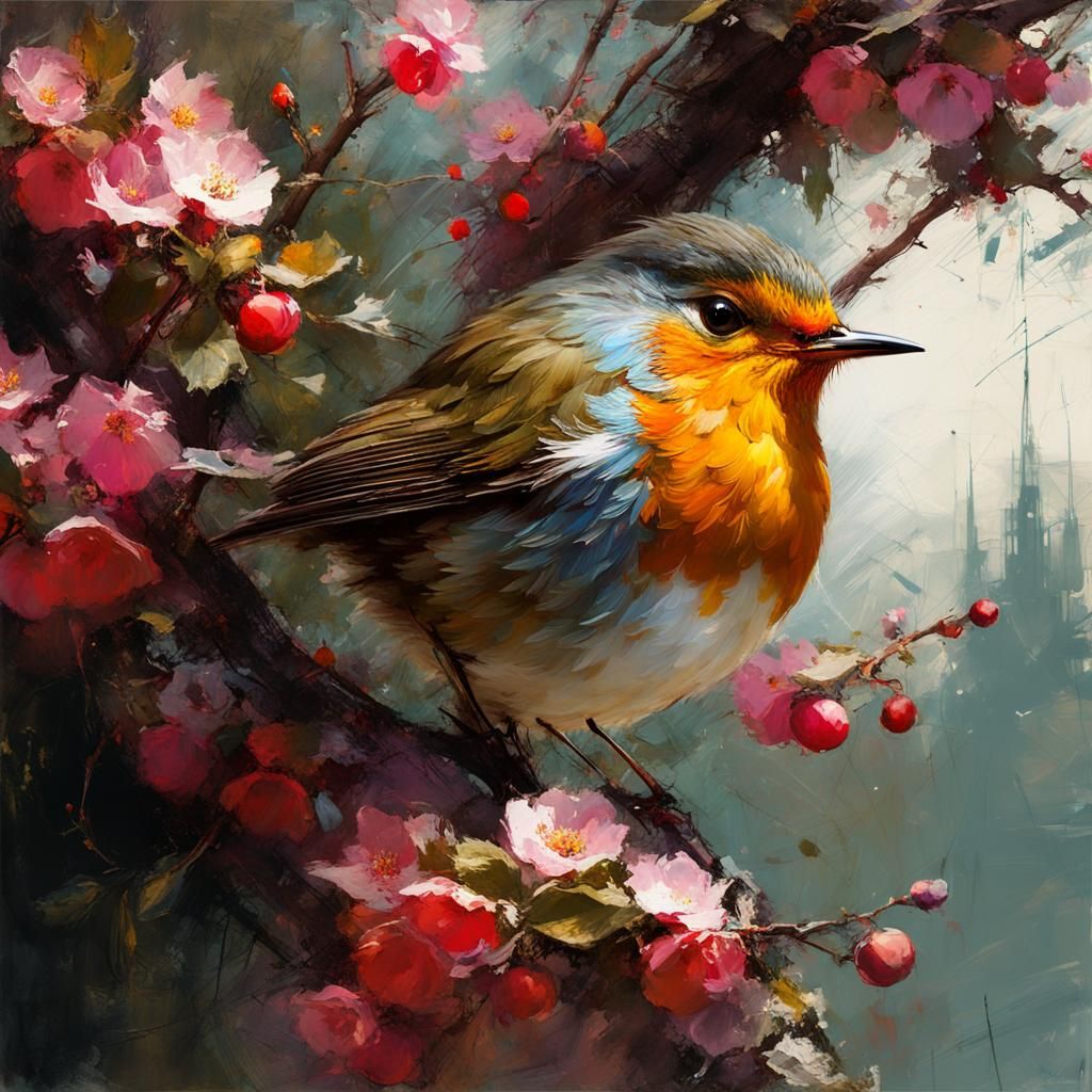 Robin   by @Superbear