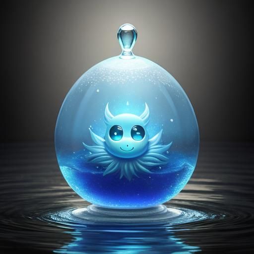 It seems to be an egg of a water spirit. I say "seems" becau...