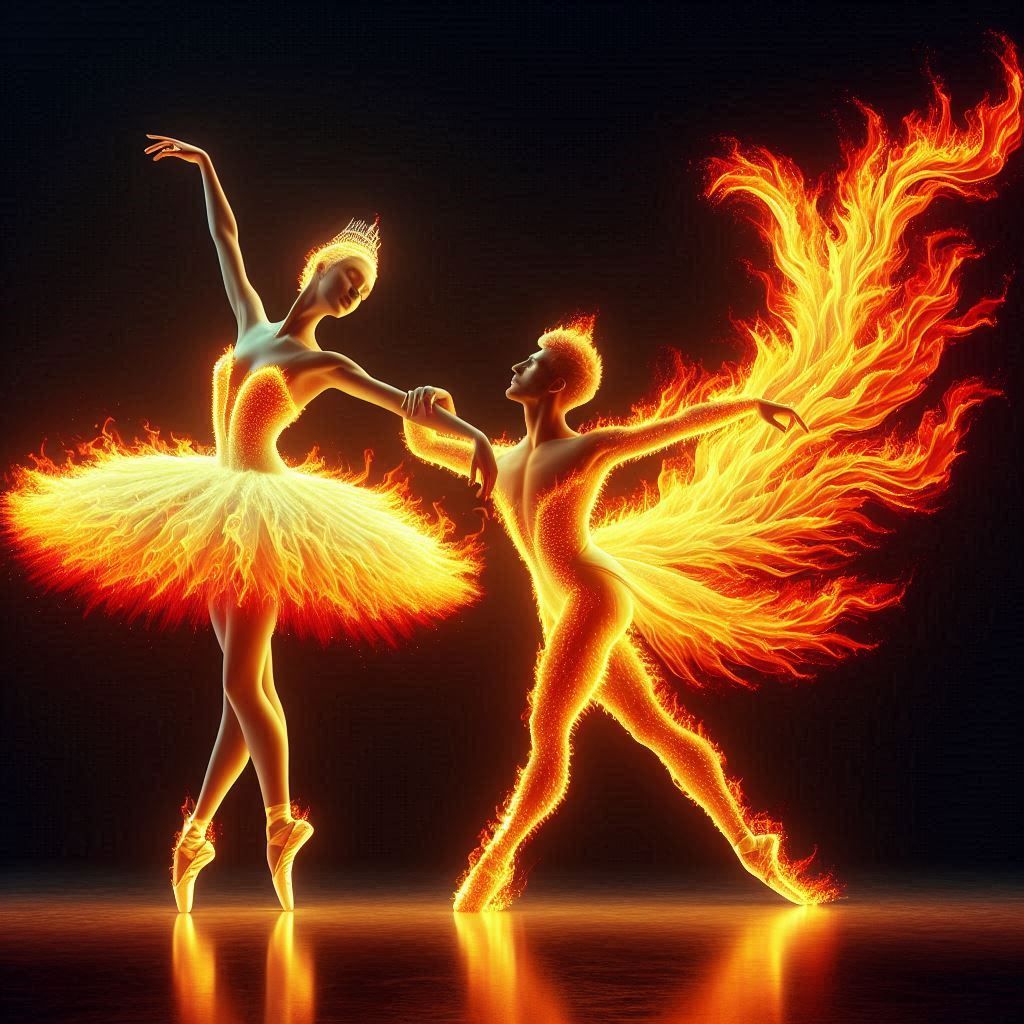 Flaming dance