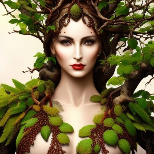 Forest goddess - AI Generated Artwork - NightCafe Creator