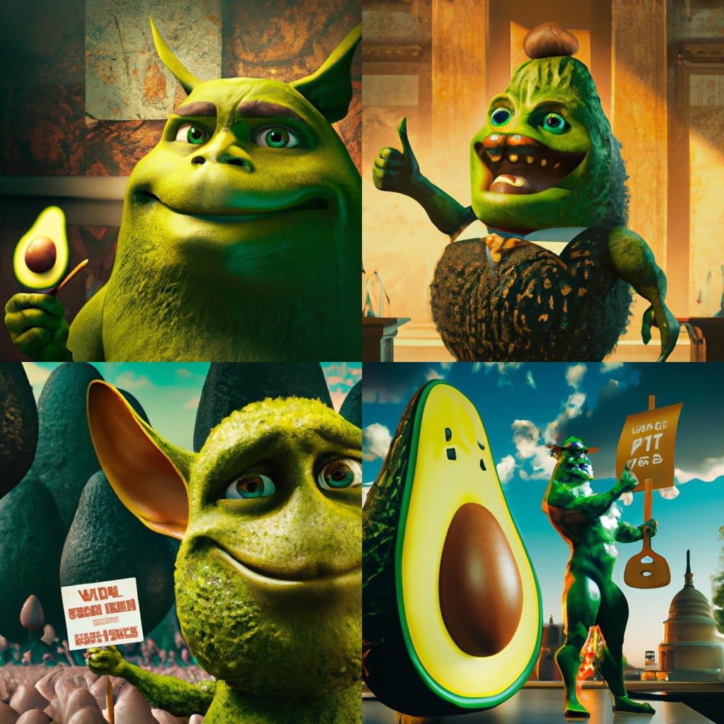 Avocado Shrek votes