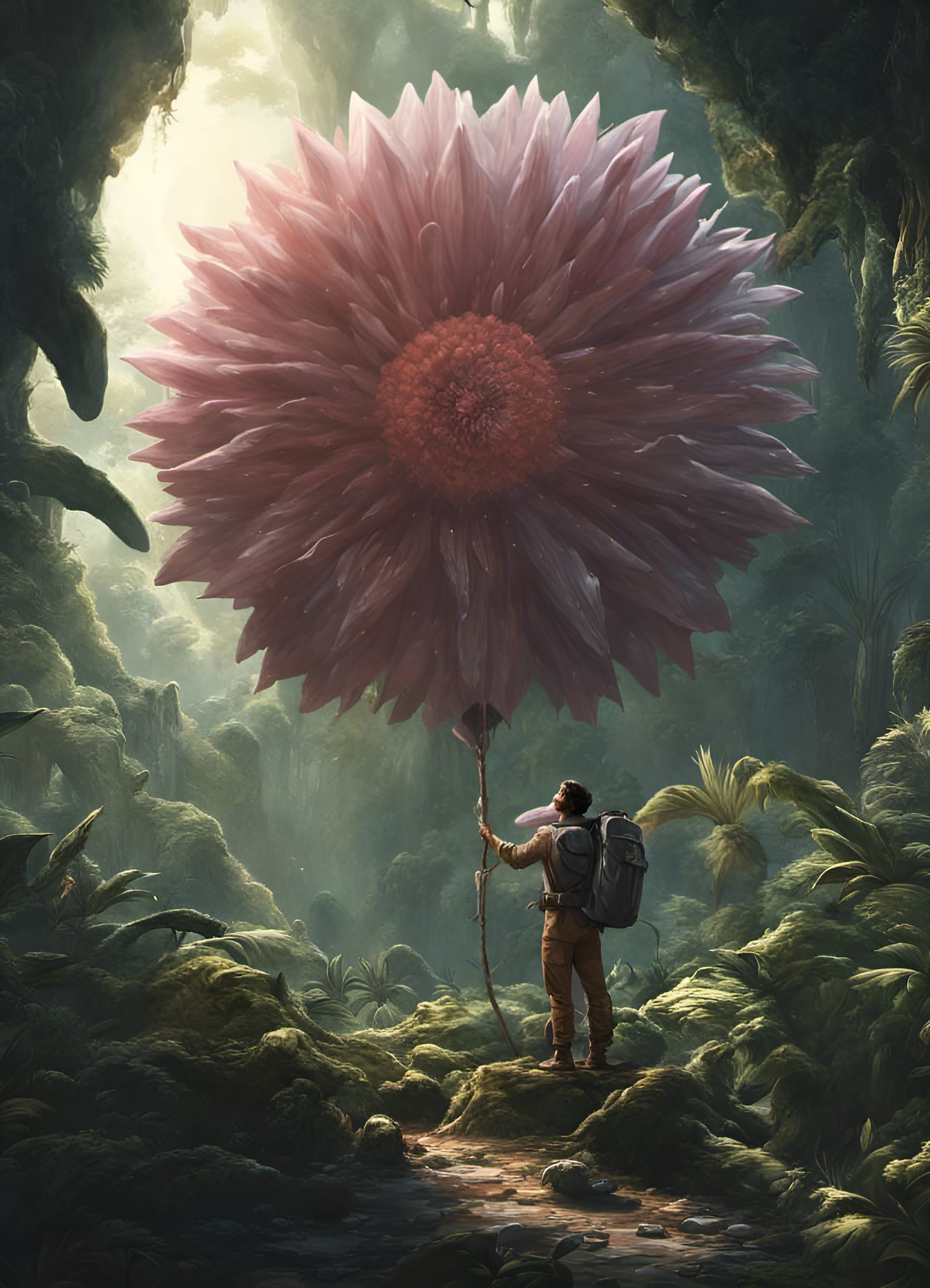 Crystalized Giant Flower