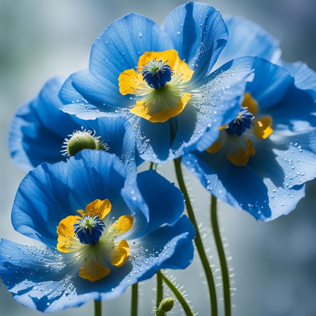 Himalayan Poppies  by @Brian