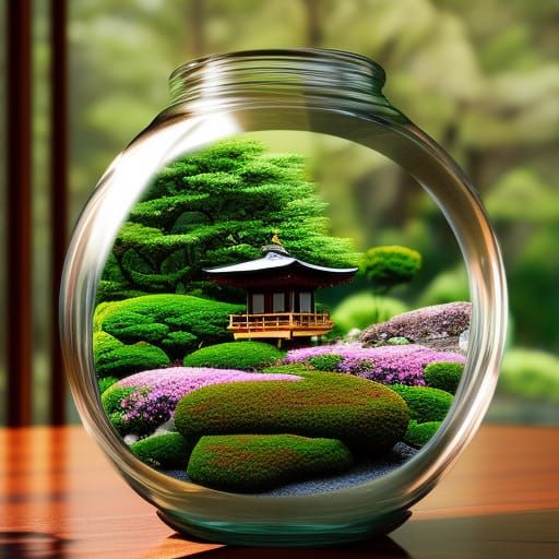 garden in a bottle
