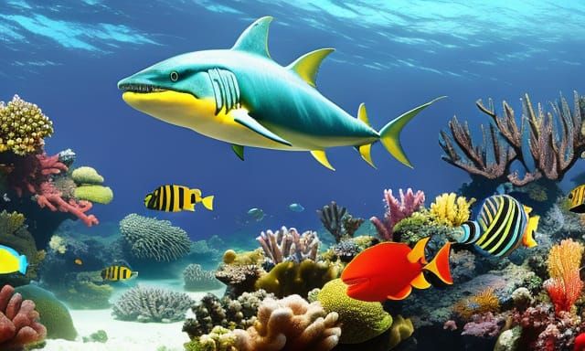 More shark mutations by the AI on Great Barrier Reef - AI Generated Artwork - NightCafe Creator More shark mutations by the AI on Great Barrier Reef - AI Generated Artwork - NightCafe Creator